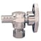 Apollo 1/2 in. Chrome-Plated Brass PEX Barb x 3/8 in. Compression Quarter-Turn Angle Stop Valve APXVA1238C - alternate 2